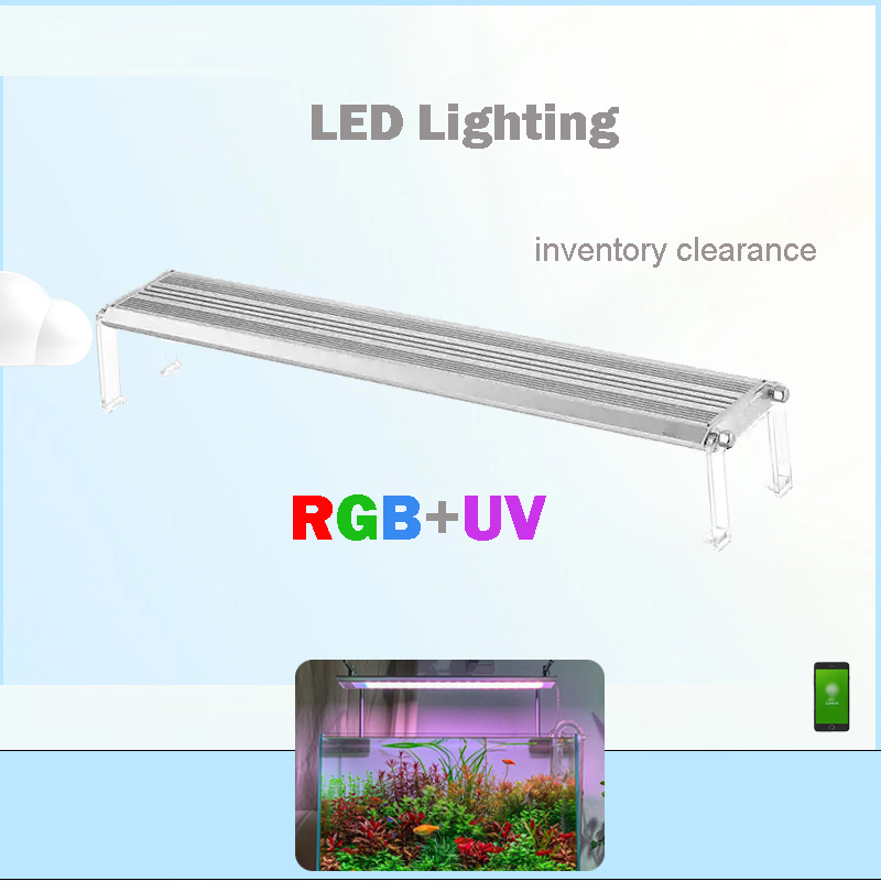 Marine Aquarium For Sale - Iluminação led 60cm 80cm 90cm rgb