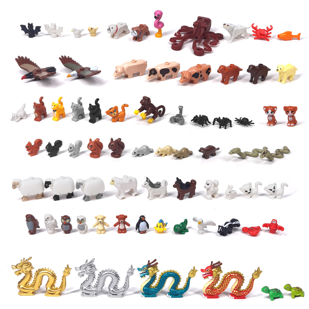 Marine Zoo - Moc 1 pçs impresso animais do