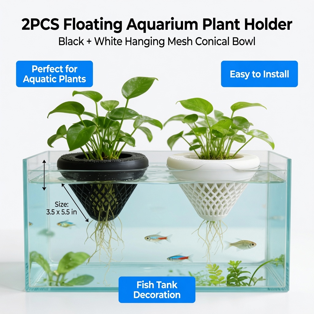 Suporte Flutuante para Plantas - Marine Aquarium For Sale avaliação e preço