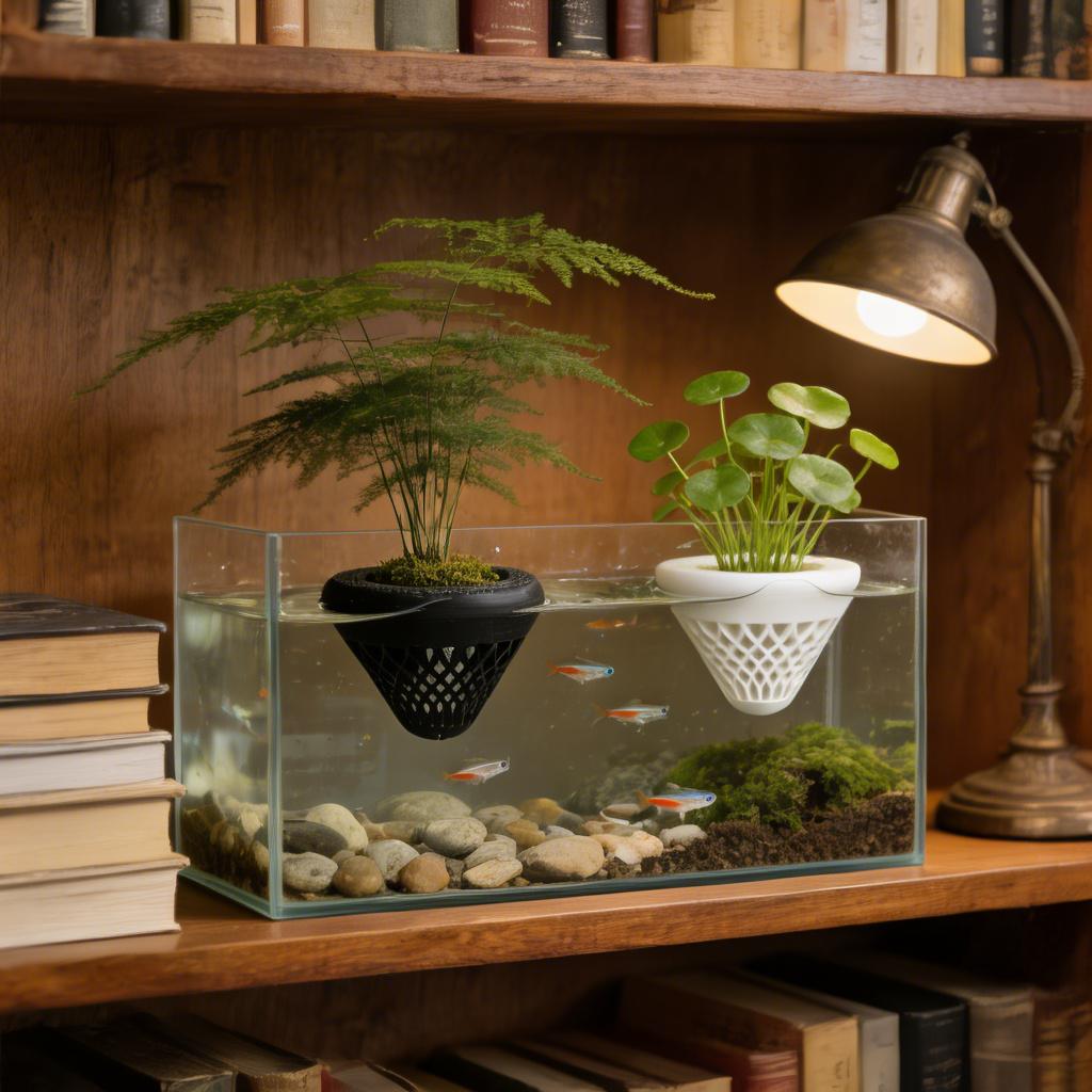 Suporte Flutuante para Plantas - Marine Aquarium For Sale avaliação e preço