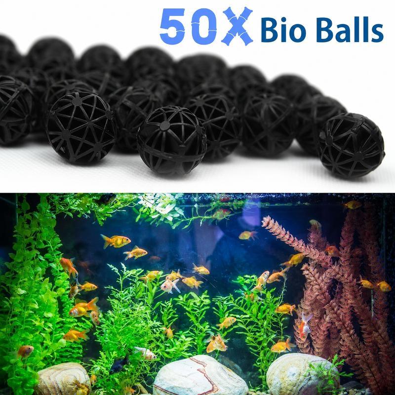 50 Peças de Bolas de Filtro Bi - Marine Aquarium & Regional Centre Photos avaliação e preço