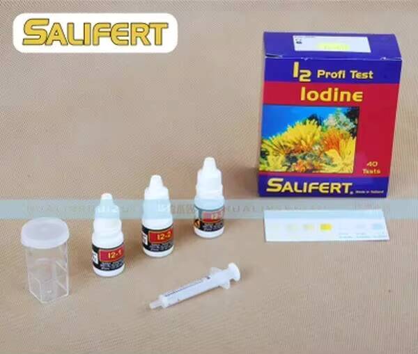 Salifert kit ca cálcio cu i2 k - Marine Test Kit avaliação e preço