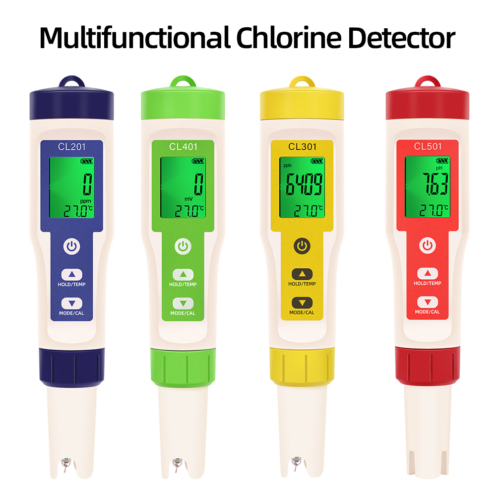 Medidor de temperatura ph/cl2/ - Marine Test Kit avaliação e preço