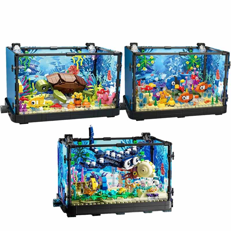 Conjunto de blocos de construç - Marine Aquarium & Regional Centre Photos avaliação e preço