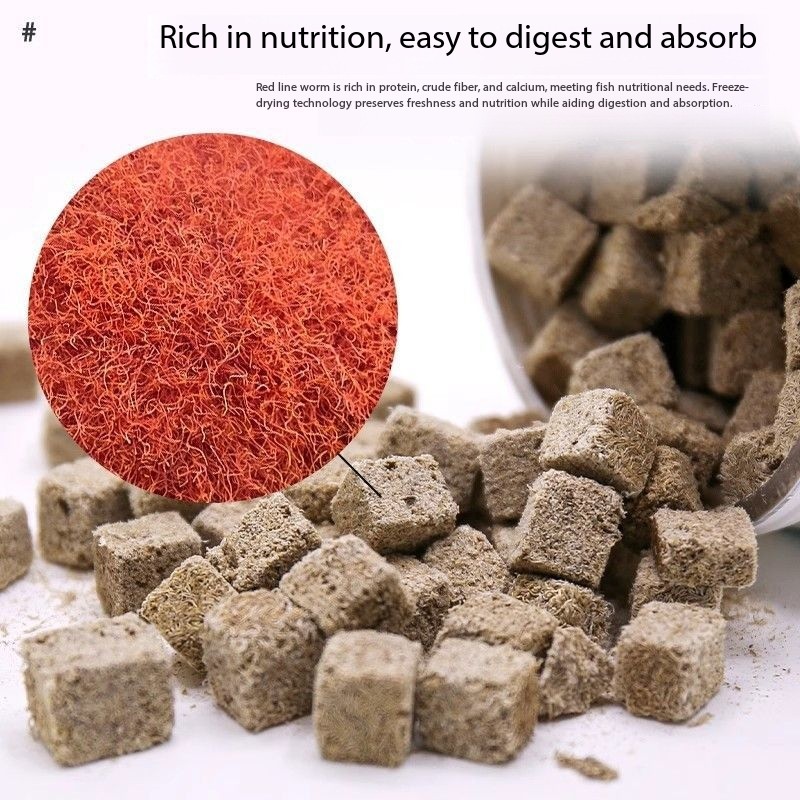 Natural liofilizado bloodworms - Marine Aquarium Worms avaliação e preço