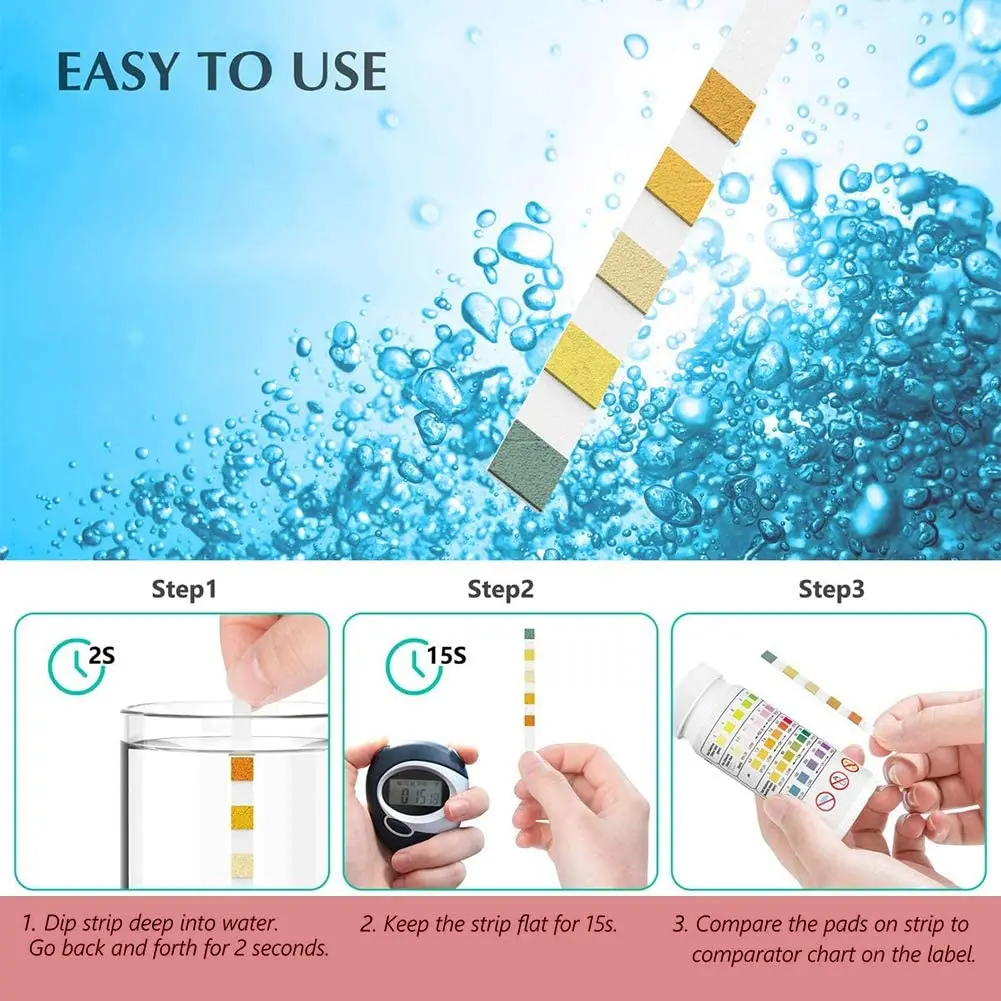 SPA Piscina Água Tester Ferram - Marine Test Kit avaliação e preço